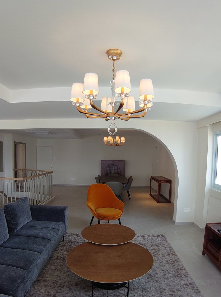 Chandelier in an apartment at Leonie Hill